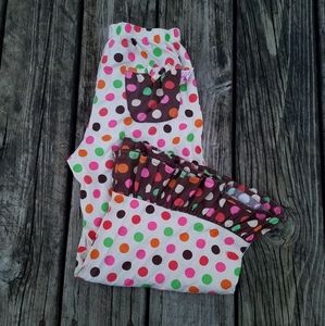 New girls CP boutique polka dot ruffles size 8